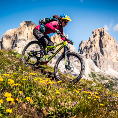 Canazei a Fassa BikePark - proste Tutti Frutti a špagety