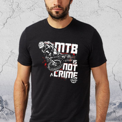 MTB nie je zločin! Objednaj si tričko Mountain Lovers a vyjadri názor!